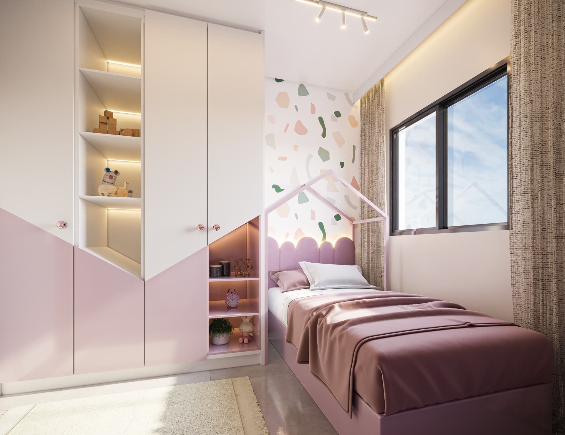Quarto Menina 3 Quartos